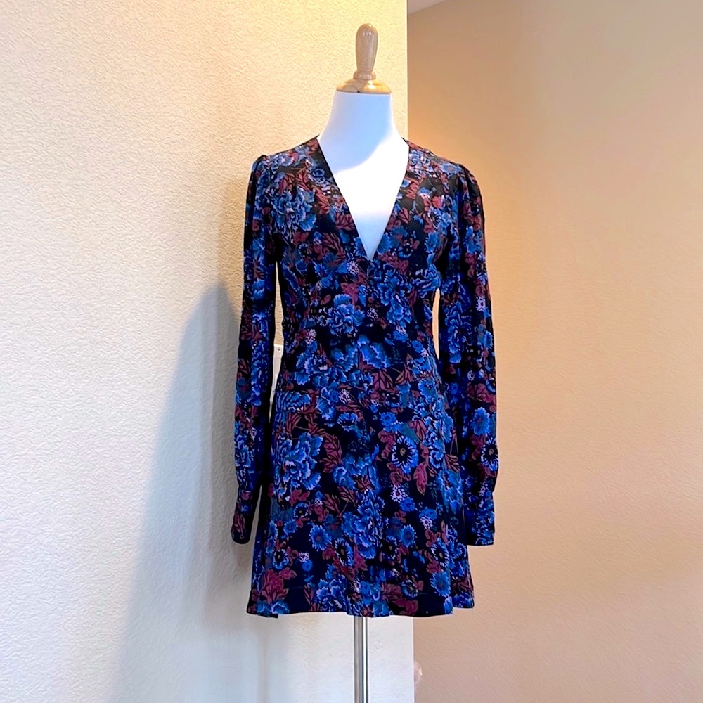 Long Sleeve Flower Dress by Free People